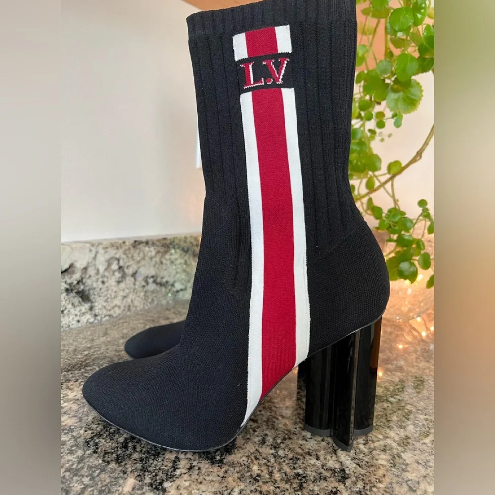 Louis Vuitton Silhouette Knit Ankle Sock Boots - Picture 3 of 11